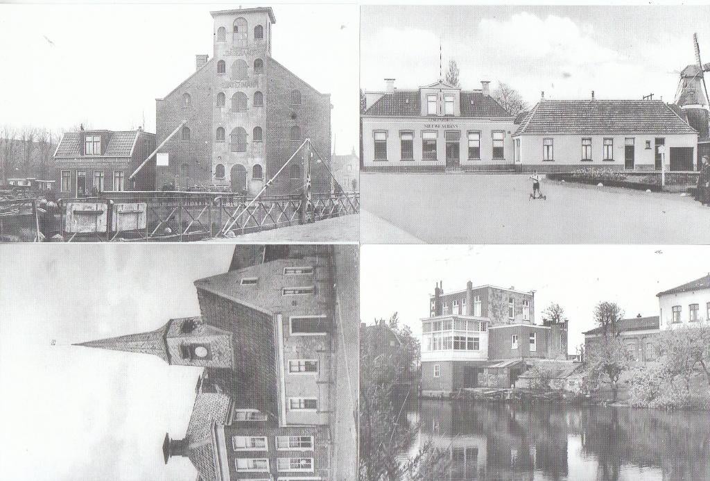 D365 4 ansichtkaarten vrienden van nieuwe schans groningen, Ophalen of Verzenden, 1960 tot 1980, Ongelopen, Groningen