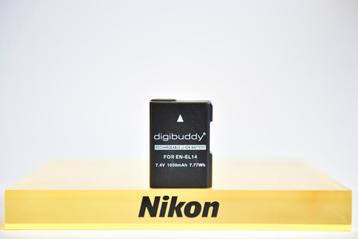 Nikon Digibuddy EN-EL14 accu | Zo goed als nieuw beschikbaar voor biedingen