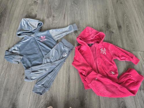 Adidas + NY Yankee trainingspak, Kinderen en Baby's, Kinderkleding | Maat 92, Zo goed als nieuw, Meisje, Sport- of Zwemkleding