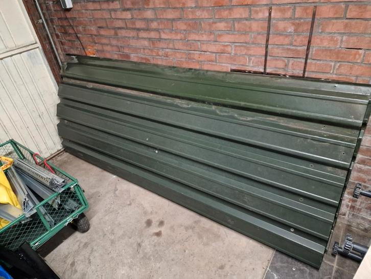 Aluminium Dakplaten, Doe-het-zelf en Verbouw, Dakpannen en Dakbedekking, Gebruikt, Dakplaat of Dakpanplaat, Metaal, Overige kleuren
