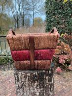 Vintage grote rieten mand ❤️ houten handvaten, Huis en Inrichting, Woonaccessoires | Schalen en Manden, Gebruikt, Mand, Ophalen of Verzenden