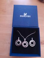 Swarovski Sieradenset - Oorbellen, Ketting & Hanger, Ophalen of Verzenden, Zo goed als nieuw, Met kristal, Zilver