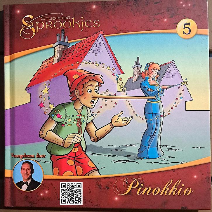 Studio 100-Luistercd boek-Pinokkio, Boeken, Kinderboeken | Jeugd | onder 10 jaar, Gelezen, Sprookjes, Ophalen of Verzenden
