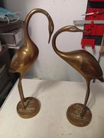 Vintage flamingo s van messing, Ophalen of Verzenden