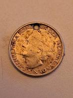 Curaçao 1948 Zilveren Dubbeltje 1/10 G, Ophalen of Verzenden, Midden-Amerika, Losse munt, Zilver