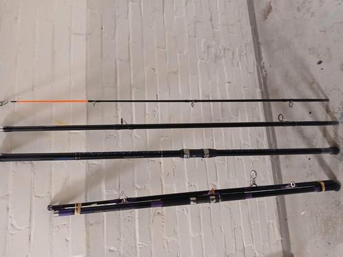 2 x strand/zee vishengel, Watersport en Boten, Hengelsport | Zeevissen, Zo goed als nieuw, Werphengel, Ophalen of Verzenden