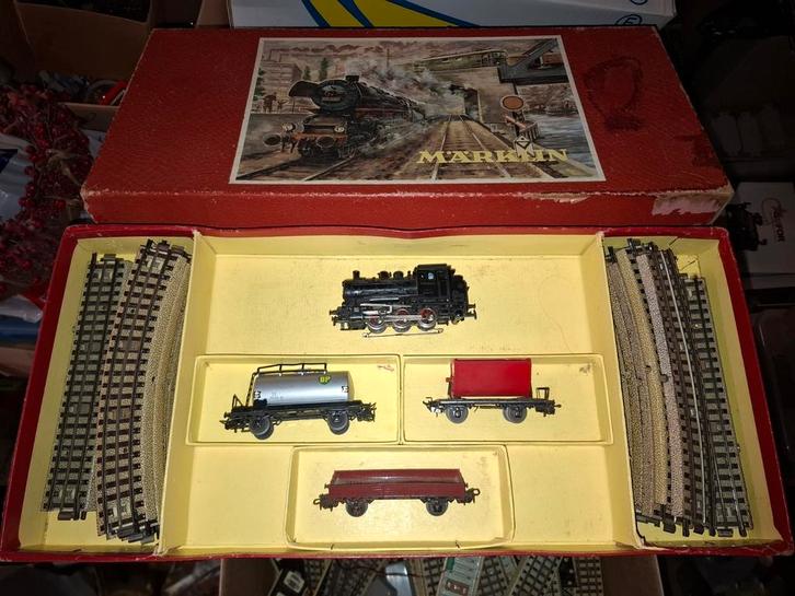 Marklin set jaren 50 nr 3400, Hobby en Vrije tijd, Modeltreinen | H0, Gebruikt, Treinset, Wisselstroom, Märklin, Analoog, Ophalen of Verzenden