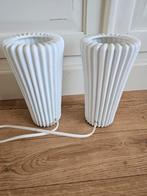 Plissé bista tafellampjes, Ophalen of Verzenden, Zo goed als nieuw, Minder dan 50 cm