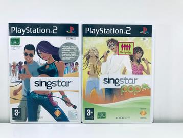 PS2 - Singstar & Singstar Pop (Bundel Deal) beschikbaar voor biedingen