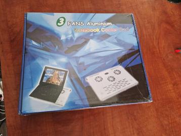 Aluminium Laptop Koelpad met 3 ventilatoren  beschikbaar voor biedingen