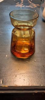 Amberkleurig bollenglas, Antiek en Kunst, Antiek | Glas en Kristal, Ophalen of Verzenden