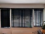 Zwarte houten jaloezieën, Huis en Inrichting, Ophalen, Gebruikt, 50 tot 100 cm, 100 tot 150 cm