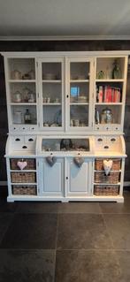 Grote Buffetkast met rieten manden, Huis en Inrichting, Kasten | Buffetkasten, Ophalen, 200 cm of meer, 150 tot 200 cm, Zo goed als nieuw