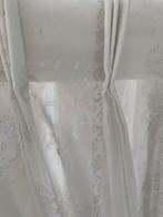 2 beige curtains, Ophalen of Verzenden, Zo goed als nieuw, Beige, 200 cm of meer