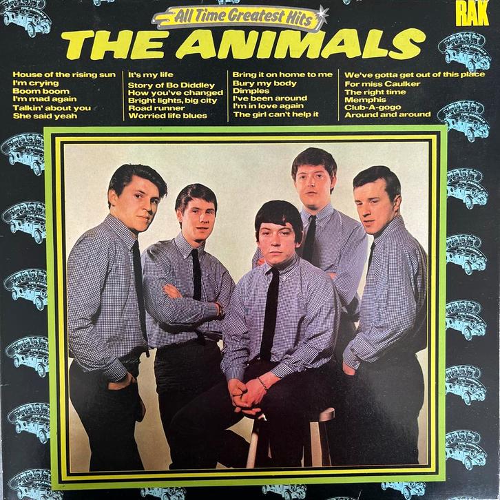 The Animals - All Time Greatest Hits LP, Cd's en Dvd's, Vinyl | Rock, Zo goed als nieuw, Poprock, 12 inch, Ophalen of Verzenden