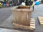 Verhoogde damwand bak hardhout, Ophalen, Gebruikt, Hout