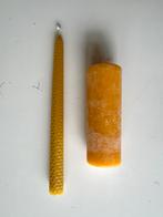 Bijenwas kaarsen NIEUW, Ophalen of Verzenden, Zo goed als nieuw, Overige materialen, Minder dan 25 cm