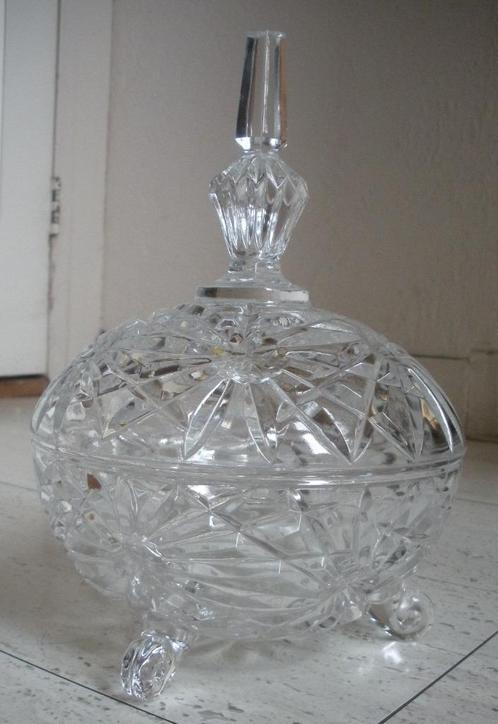 Vintage Kristallen Schaal van Anna Hütte jaren 70, Antiek en Kunst, Antiek | Glas en Kristal, Ophalen of Verzenden