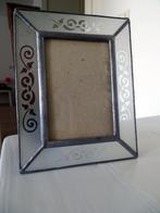 Nostalgisch fotolijstje van glas in lood, Overige materialen, Minder dan 50 cm, Gebruikt, Ophalen of Verzenden