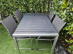 moderne aluminium tuinset, Ophalen, Gebruikt, Aluminium