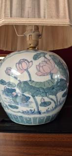 Chinese tafellamp 48 cm hoog, Antiek en Kunst, Antiek | Lampen, Ophalen of Verzenden