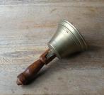 Oude koperen / messing handbel / schoolbel, Antiek en Kunst, Antiek | Koper en Brons, Ophalen of Verzenden
