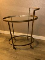 Bar cart, Minder dan 55 cm, Metaal of Aluminium, Ophalen of Verzenden, Zo goed als nieuw
