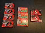 9 cassettebandjes TDK,  Maxell, Sony nieuw, Cd's en Dvd's, Cassettebandjes, 2 t/m 25 bandjes, Overige genres, Ophalen of Verzenden