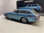 Volvo P1800 ES 1:18 Minichamps blauw, Ophalen of Verzenden, Zo goed als nieuw, Auto, MiniChamps