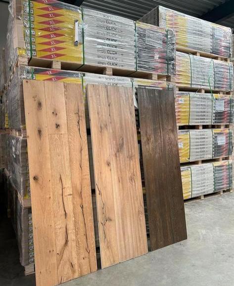 Grootste aanbieder houten vloeren visgraat eiken parket etc, Huis en Inrichting, Stoffering | Vloerbedekking, Ophalen of Verzenden