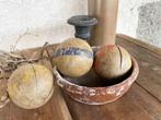 Brocante houten ballen set, jeu de boules Frankrijk, Antiek en Kunst, Verzenden