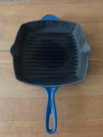 Le Creuset Grillpan - Zo Goed Als Nieuw, Ophalen of Verzenden, Zo goed als nieuw, Koekenpan of Braadpan, Gietijzer