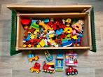 Grote partij Duplo incl houten opbergbak, Kinderen en Baby's, Speelgoed | Duplo en Lego, Ophalen, Zo goed als nieuw, Duplo