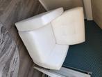 Witte Fauteuil, Huis en Inrichting, Fauteuils, Ophalen, Gebruikt, Minder dan 75 cm, Hout