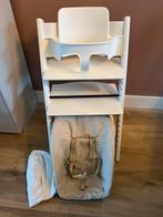 Stokke Tripp Trapp kinderstoel + newbornset + babyset, Kinderen en Baby's, Kinderstoelen, Ophalen of Verzenden, Zo goed als nieuw