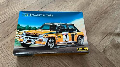 Heller Renault 5 Turbo 1/24, Hobby en Vrije tijd, Modelbouw | Auto's en Voertuigen, Zo goed als nieuw, Auto, Groter dan 1:32, Heller
