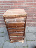 Opknapper: houten ladekast, MOET WEG, Minder dan 100 cm, 25 tot 50 cm, Gebruikt, Ophalen