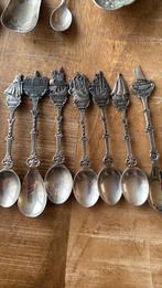 Verzilverde lepeltjes + vorkjes, Antiek en Kunst, Ophalen of Verzenden