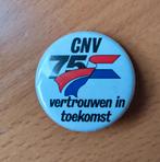 CNV 75 Jaar Bestaan Button / Speld, Ophalen of Verzenden