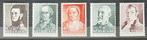 Nederland Zomerzegels 1941 NVPH 392 t/m 396 Postfris, Ophalen of Verzenden, Na 1940, Postfris