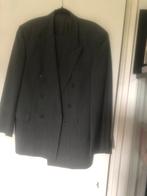 DIRK DE WIT wollen streepjes kostuum grijs mt 50, Kleding | Heren, Ophalen of Verzenden, Zo goed als nieuw, Maat 48/50 (M), Grijs