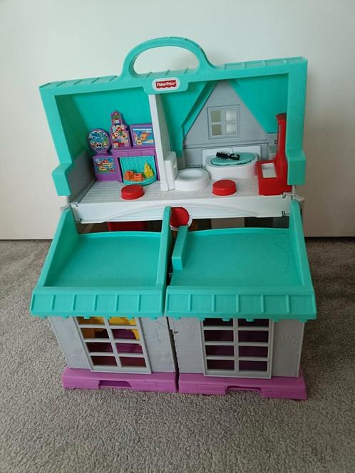 Fischer Price speelgoed huis met geluid, Kinderen en Baby's, Speelgoed | Poppenhuizen, Zo goed als nieuw, Ophalen