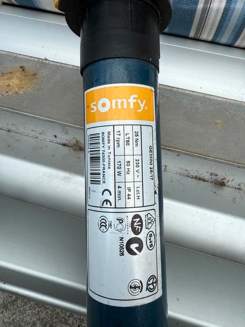Somfy LT 50 Gemini 25/17 buismotor, Doe-het-zelf en Verbouw, Rolluiken, Zo goed als nieuw, 200 cm of meer, Ophalen