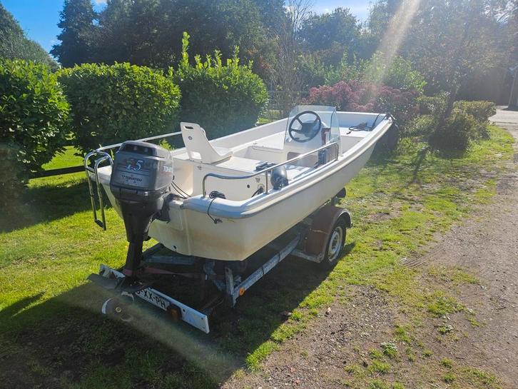 Console boot inc 15pk en trailer, Hobby en Vrije tijd, Overige Hobby en Vrije tijd, Zo goed als nieuw, Ophalen of Verzenden