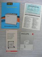 gebruiksaanwijzingen jaren '60 AEG Turnamat, Krups, Philips, Ophalen of Verzenden, Zo goed als nieuw, Overige typen