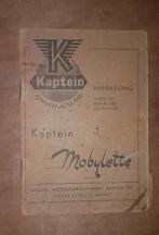 Oude Handleiding Kaptein Mobylette, Ophalen of Verzenden, Gebruikt