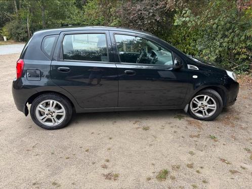 Chevrolet Aveo 1.2 16V 5D 2010 Zwart, Auto's, Chevrolet, Particulier, Aveo, ABS, Boordcomputer, Centrale vergrendeling, Elektrische buitenspiegels