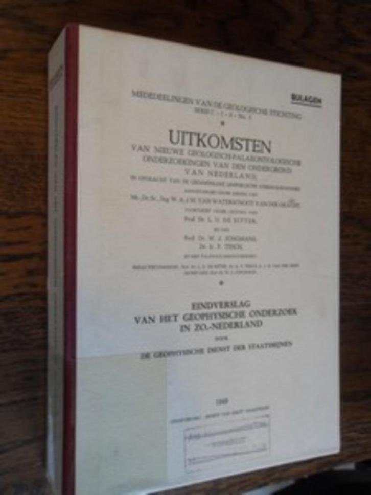 Waterschoot van der Gracht . Uitkomsten ondergrond van NL, Boeken, Wetenschap, Gelezen, Natuurwetenschap, Ophalen of Verzenden
