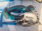 Makita DSS500 14,4V Cirkelzaag - 136mm, Gebruikt, Cirkelzaag, Ophalen of Verzenden, Makita