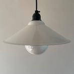 2x (Set) Vintage IKEA Lyra Hanglamp - Wit - met Globe Lamp, Vintage, Ophalen of Verzenden, Zo goed als nieuw, Metaal